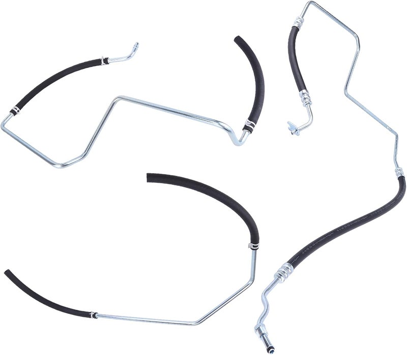 Slakerbe 3PCS Power Steering Pressure Hose Line Assembly Compatible with Rainier CXL 2004-2007 for Trailblazer LT LS LTZ EXT Envoy XL 2002-2009, 15194364 92222 92378 365451 365607 365781 92081 - Image 1